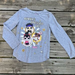5x$25 LOL Surprise Always Dressed Up Sparkle Long Sleeve Top, 7